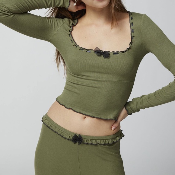 UO sweet dreams coquette top size L - Picture 6 of 6